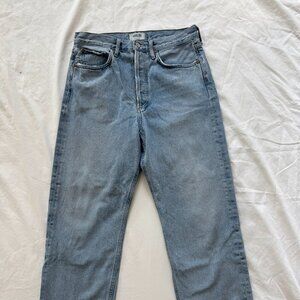 Agolde High-Rise Button-Up Jeans